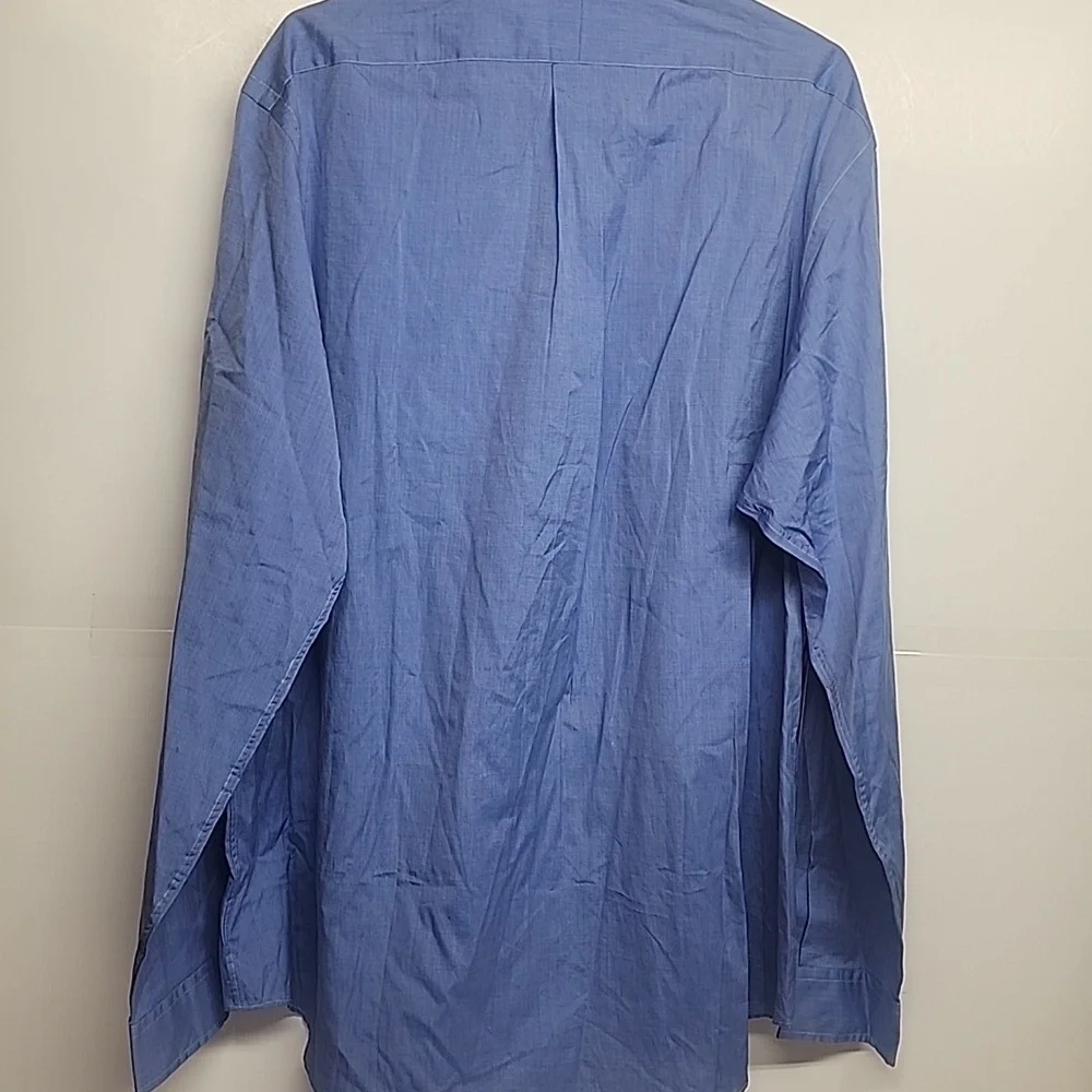 Ralph Lauren Men's Classic Blue Dress Shirt Sz XXL TTG NWT